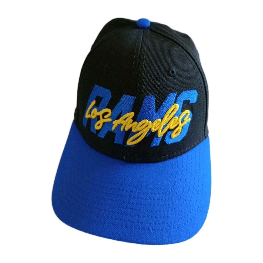 Los Angeles Rams NFL 2022 Draft New Era 59fifty Fitted Cap Royal Black Hat